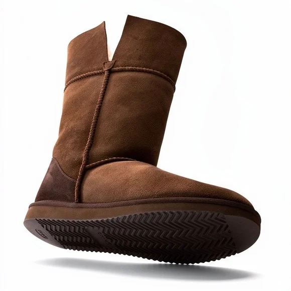 Brown Shearling Boots - Picture 7 of 11